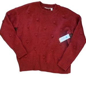NWT RD Style dark red sweater.